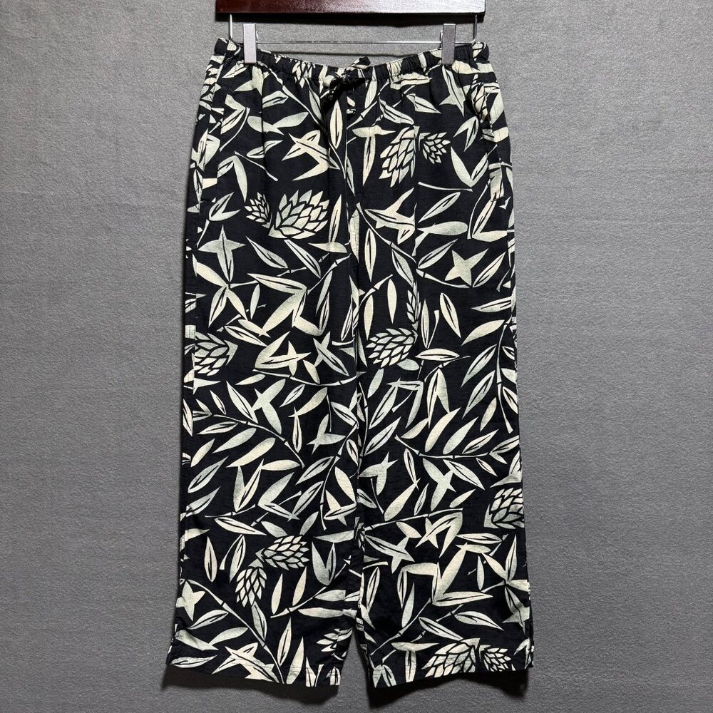 Tommy Bahama Womens Loose Fit Pants Size Small Hawaiian 100% Silk